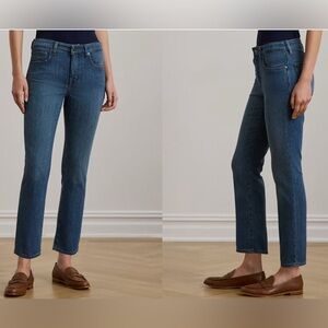 Lauren Ralph Lauren Women's Straight Leg Blue Jeans Size 12